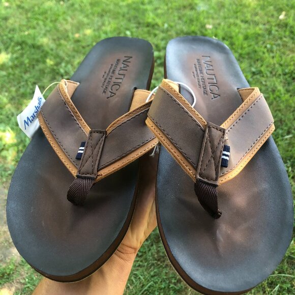 Marshalls Nautica Sandals Adain Brown Style # JN5871 Color Brown US Size 9 main image 8